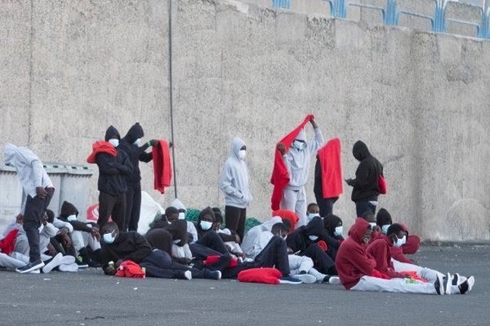 Inmigrantes llegados a Canarias