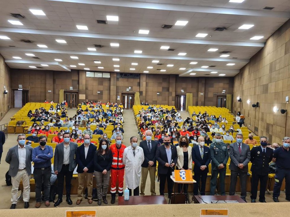 Jornadas organizadas por el 061 y la Fiscalía de Seguridad Vial en Sevilla.