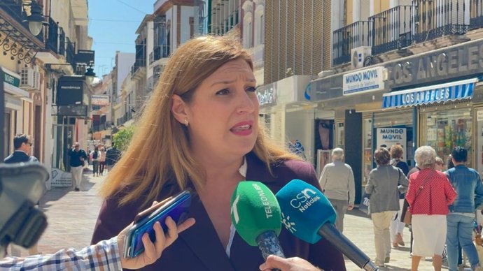 La Secretaria De Empleo, Autónomos, Emprendimiento Y Economía Social De La Comisión Ejecutiva Provincial Del PSOE De Huelva, Syra Senra.