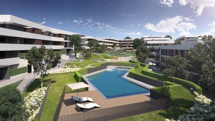 Archivo - Promoción Amara de Neinor Homes en Las Rozas (Madrid)