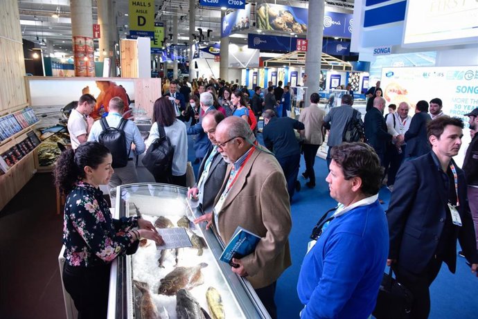 Archivo - Participantes en Seafood Expo Global/Seafood Processing Global