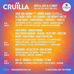 Cartel del Festival Crulla 2022