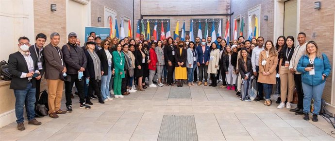 Recepción este miércoles de la delegación internacional de participantes en el VI Encuentro Iberoamericano de Comunicación Pública, organizada por la Unión Iberoamericana de Municipalistas (UIM).