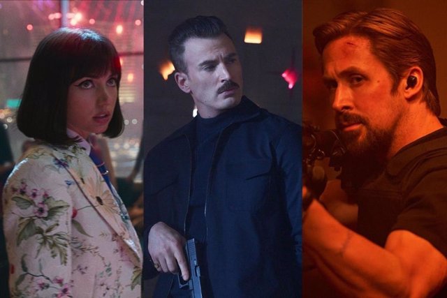 Primeras imágenes de El agente invisible, la superproducción más cara de Netflix, con Ryan Gosling y Chris Evans