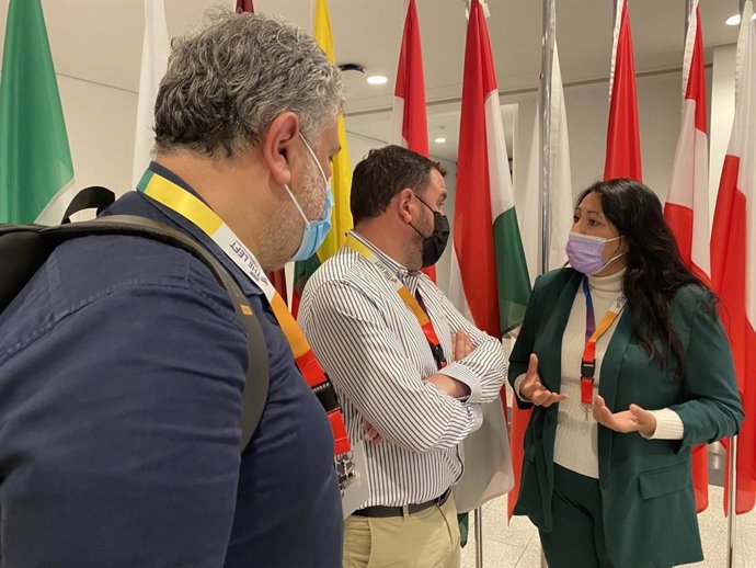 La secretaria de Acción Institucional de Podemos Andalucía, Alejandra Durán