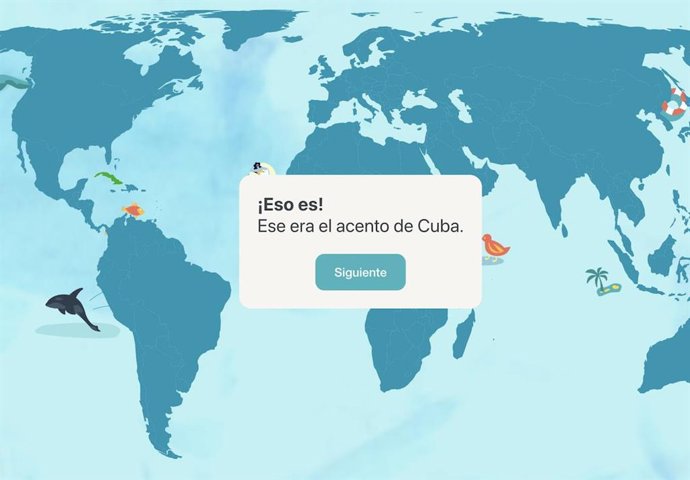 Acento cubano.