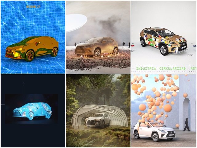 Lexus desvela los proyectos del Concurso de Diseño NX Art Car 2022