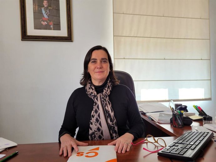 La portavoz de Cs en el Ayuntamiento de Jaén, María Orozco.