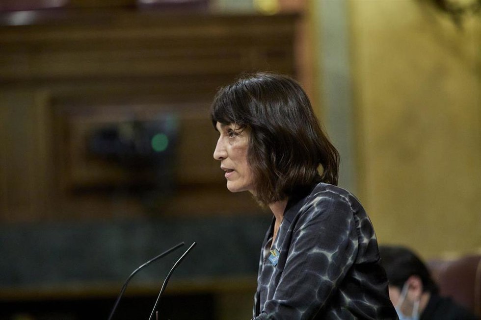 Archivo - La diputada de Junts Per Catalunya, Pilar Calvo.