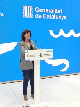 La consellera de Acción Climática, Alimentación y Agenda Rural de la Generalitat, Teresa Jord, durante su intervención.