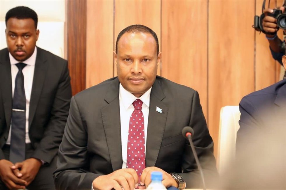 Archivo - El ministro de Seguridad Interior de Somalia, Abdullahi Mohamed Nur