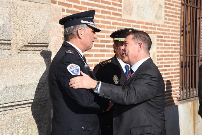 El presidente de Castilla-La Mancha, en el Día de la Policía Local.