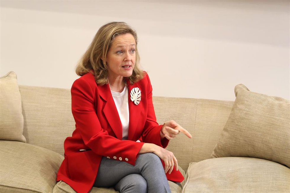La vicepresidenta primera y ministra de Asuntos Económicos y Transformación Digital, Nadia Calviño.