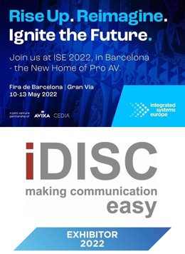iDISC participará en la feria internacional ISE.