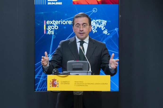 El ministro de Asuntos Exteriores, Unión Europea y Cooperación, José Manuel Albares