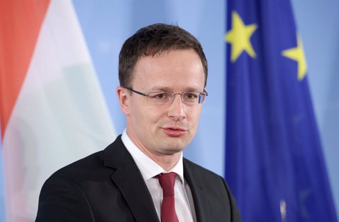 Archivo - El ministro de Exteriores húngaro, Peter Szijjarto.