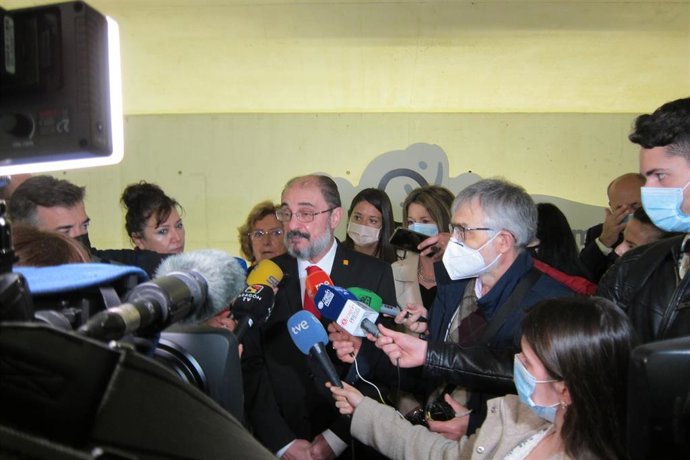 El presidente del Gobierno autonómico, Javier Lambán.