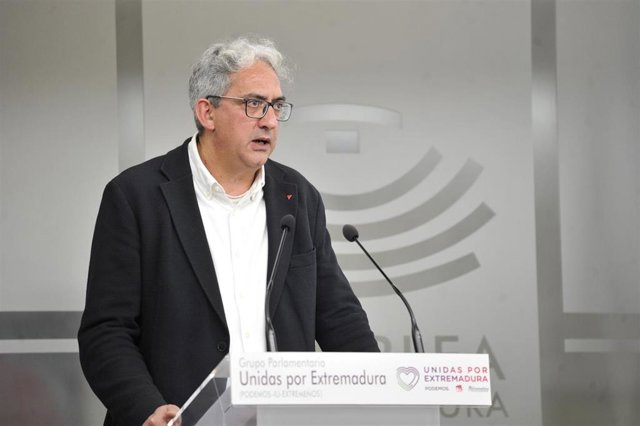 El diputado de Unidas por Extremadura en la Asamblea Joaquín Macías en una imagen de archivo