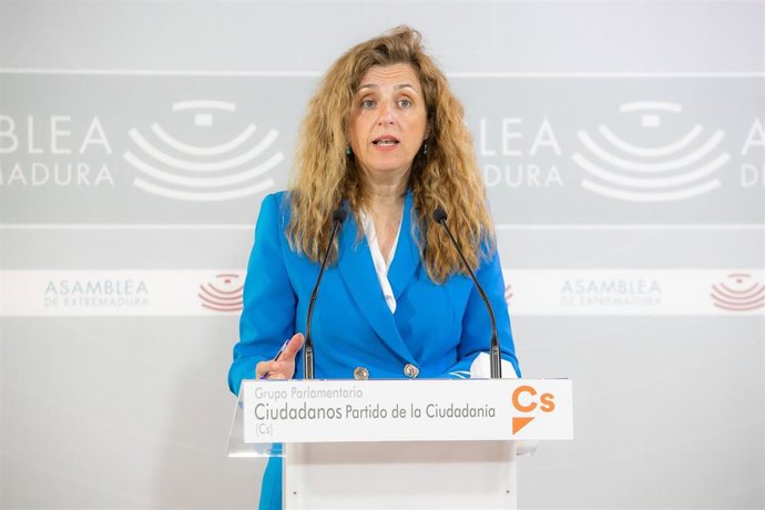 La diputada de Cs en la Asamblea de Extremadura Encarna Martín