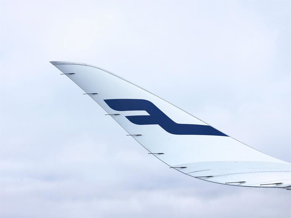 Archivo - Avión de Finnair.
