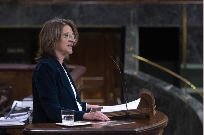La vicepresidenta tercera y ministra para la Transición Ecológica y el Reto Demográfico, Teresa Ribera, en una foto de archivo.