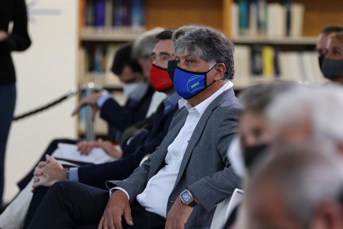 Toni Nadal is seen during the presentation of the UAX Rafa Nadal Sports University in the Campus of the Universidad Alfonso X el Sabio in April 28, 2022, in Villanueva de la Cañada, Madrid, Spain.