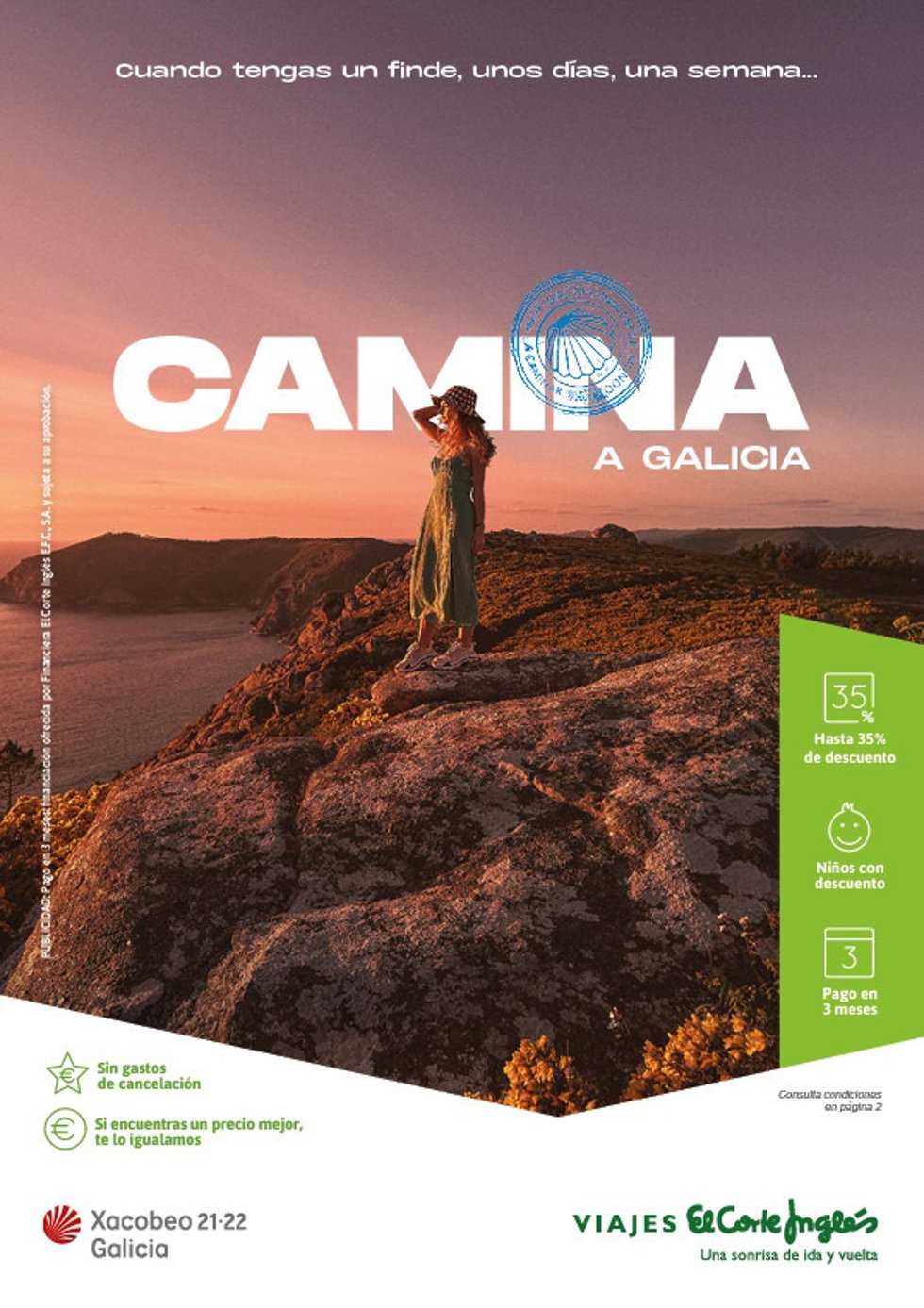 Viajes El Corte Inglés contribuye a la promoción internacional de Xacobeo 2022.
