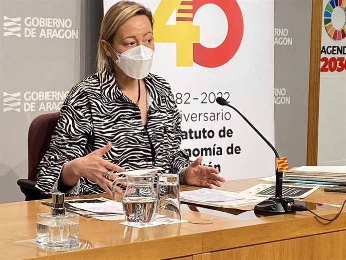 La consejera de Economía, Planificación y Empleo del Gobierno de Aragón, Marta Gastón.