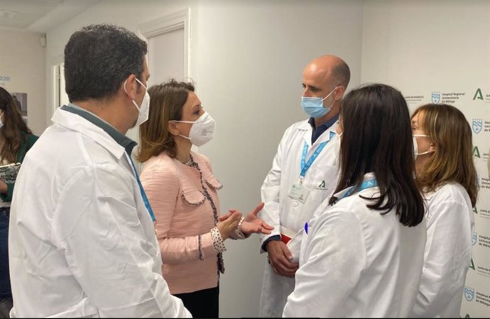 La delegada del Gobierno en Málaga, Patricia Navarro, participa en la presentación de 'Código suicidio', un plan de acompañamiento a los pacientes con ideas autolíticas