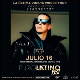 Daddy Yankee, Natti Natascha y Sech 'El peluche', en el festival de reggaeton Puro Latino Torremolinos.