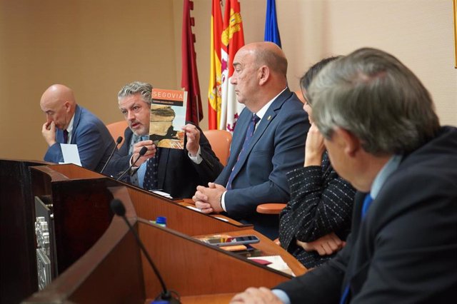 Pleno de la Diputación de Segovia de este jueves.