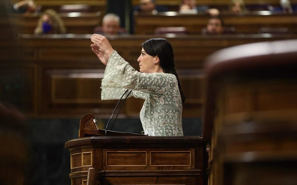La portavoz de VOX en el Congreso, Macarena Olona.