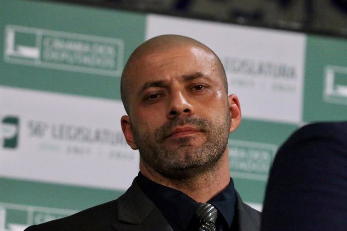 El diputado brsileño, aliado de Jair Bolsonaro, Daniel Silveira.