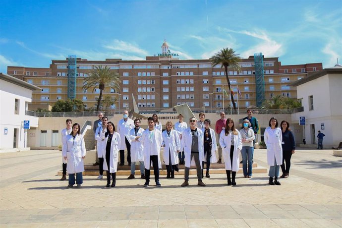 Equipo de profesionales que integran el servicio de Vigilancia de la Salud del Virgen del Rocío.