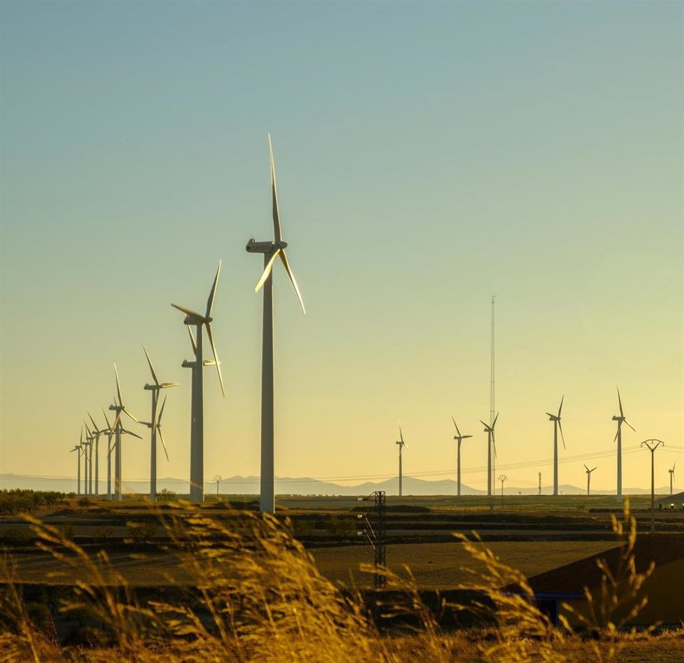 Archivo - Parque eólico La Muela de Iberdrola
