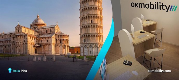 La nueva OK Store se ubica en el Aeropuerto de Pisa.