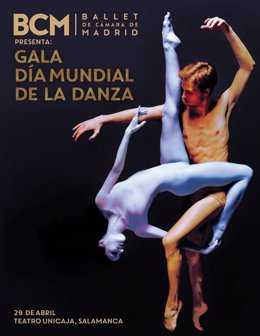 Cartel promocional de la gala de danza en Salamanca
