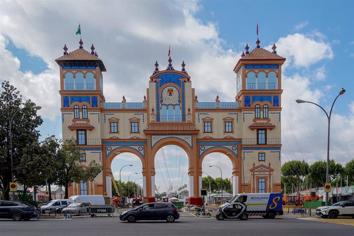 Imagen de la portada de la Feria a cuatro días para la inauguración de la Feria de Abril.