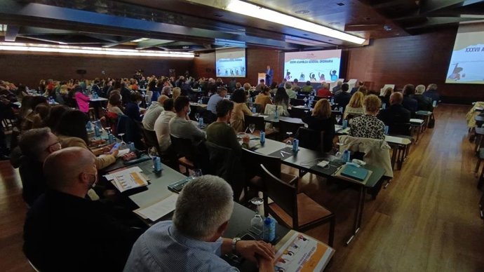 Más de 200 cooperativistas se dan cita en la XXXVII Asamblea General Ordinaria de la Unión de Cooperativas de Enseñanza de la Región de Murcia (Ucoerm).