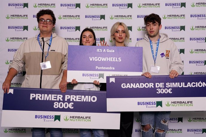 Estudiantes de Pontevedra ganadores final II Business Talents