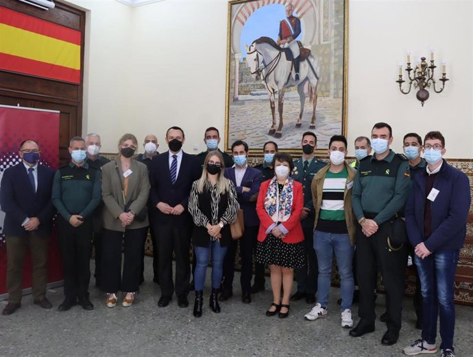 Acto De Presentación De Los Alumnos Que Van A Realizar Sus Prácticas En La Guardia Civil Durante Los Próximos Meses.