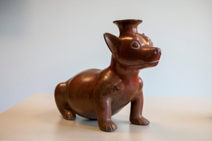 Archivo - Una de las piezas arqueológicas prehispánicas recuperadas por México.