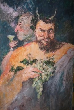 Obra ganadora que ha otorgado el Premio Sarmiento de Pintura de La Seca al vallisoletano Miguel Pascual Aranda.