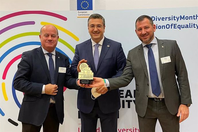 Antequera recibe el premio de las Capitales Europeas de Inclusión y Diversidad