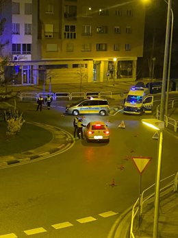 Imagen de uno de los controles de Policía Municipal