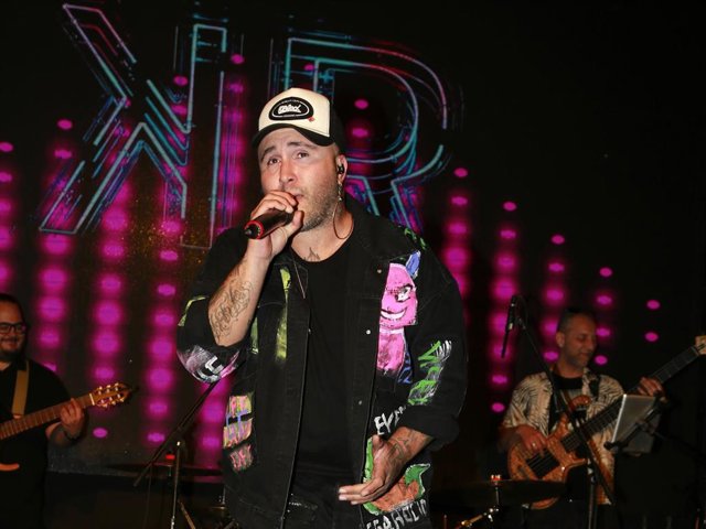 Kiko Rivera, durante su concierto en el Teatro Antique celebrando sus 10 años en la música