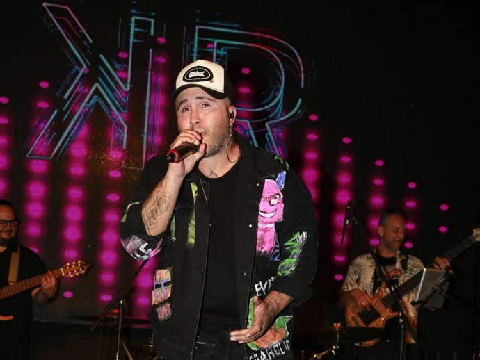 Kiko Rivera, durante su concierto en el Teatro Antique celebrando sus 10 años en la música