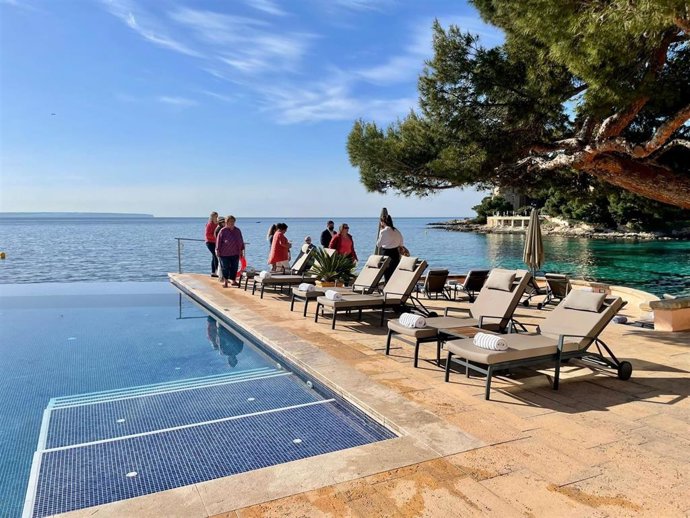 Actividad de familiarización de agentes de viajes estadounidenses en Mallorca.