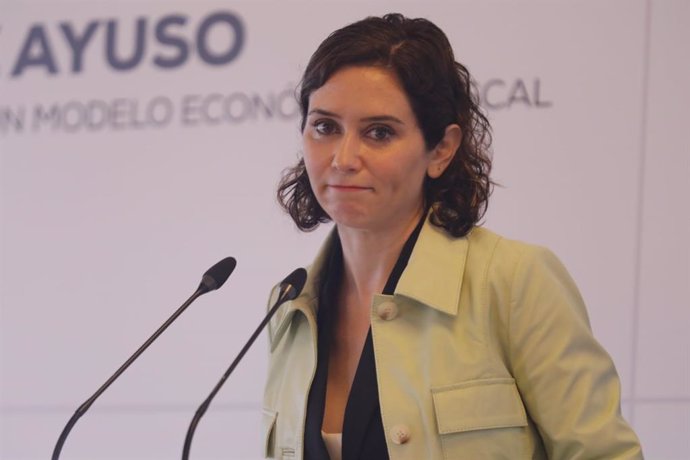 Isabel Díaz Ayuso, en Gijón