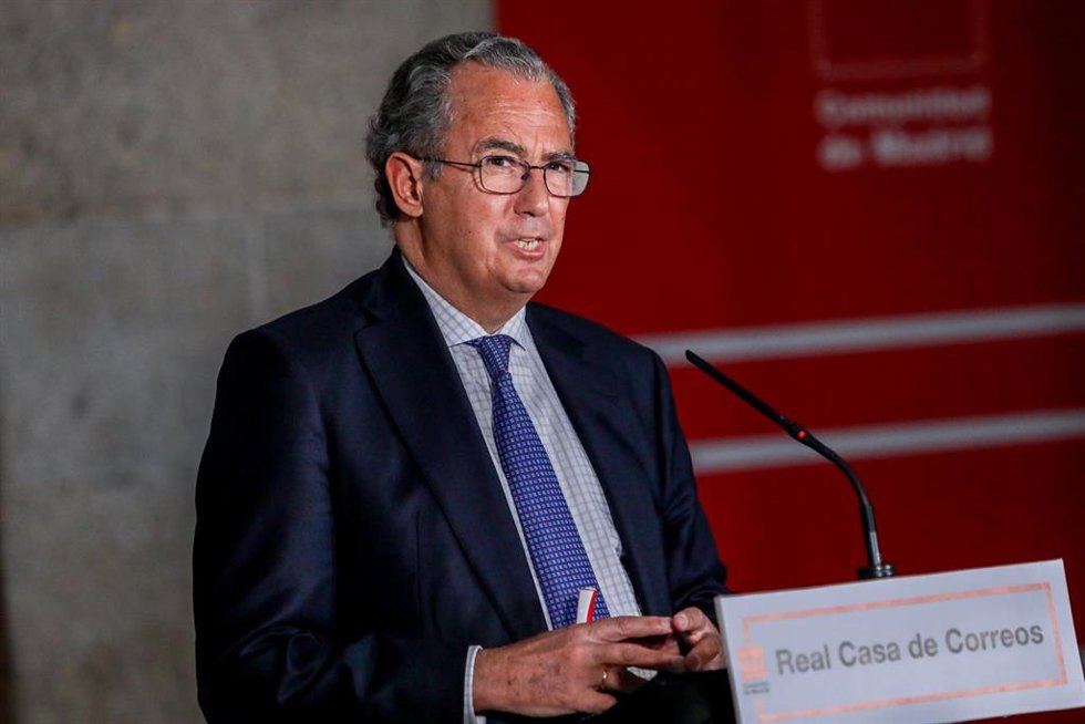 Archivo - El consejero de Educación, Universidades y Ciencia y portavoz del Gobierno de la Comunidad de Madrid, Enrique Ossorio